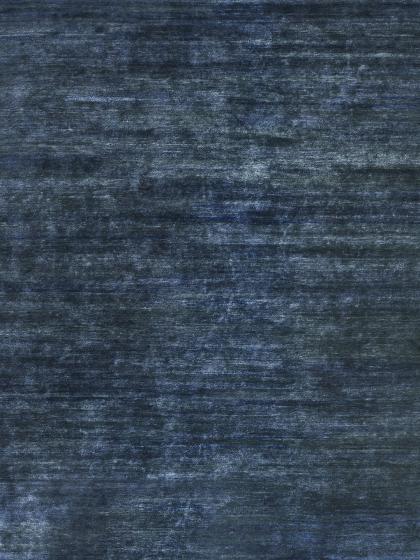 - Jute Hem dark 100% blue rug Cloak